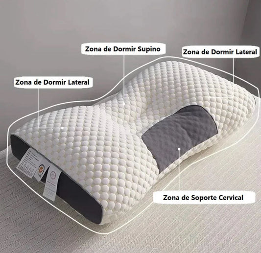 Almohada Cervical Ergonómica Premium – Descanso Profundo y Sin Dolor