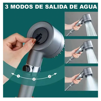 Cabezal de Ducha Spa de Alta Presión con Filtro Purificador