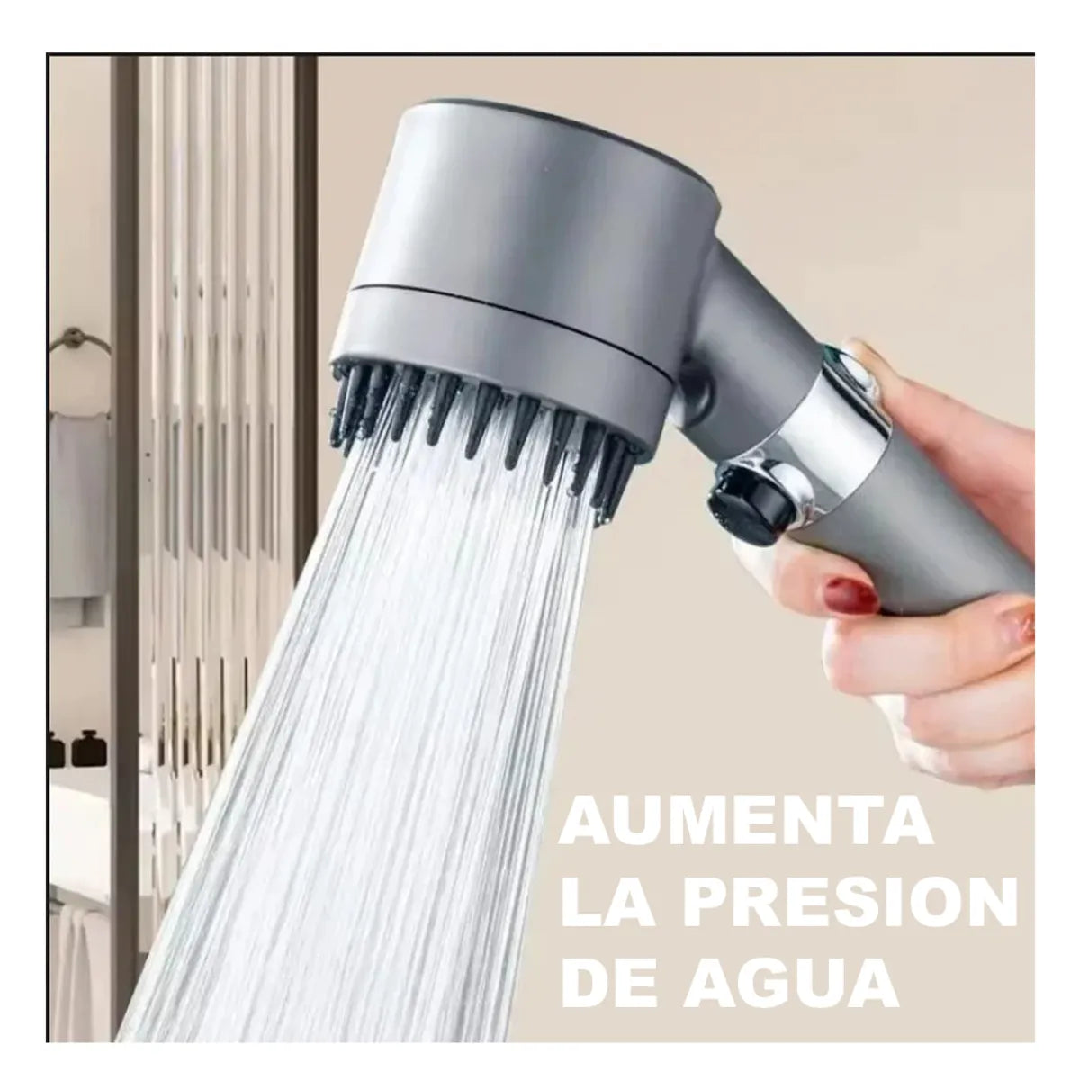 Cabezal de Ducha Spa de Alta Presión con Filtro Purificador