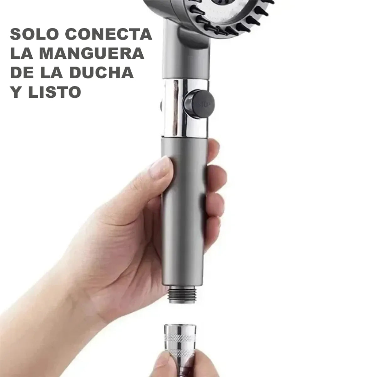 Cabezal de Ducha Spa de Alta Presión con Filtro Purificador