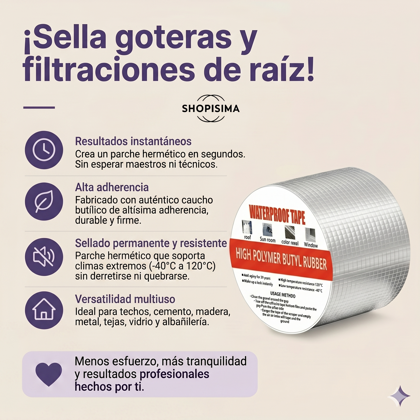Cinta Para Goteras