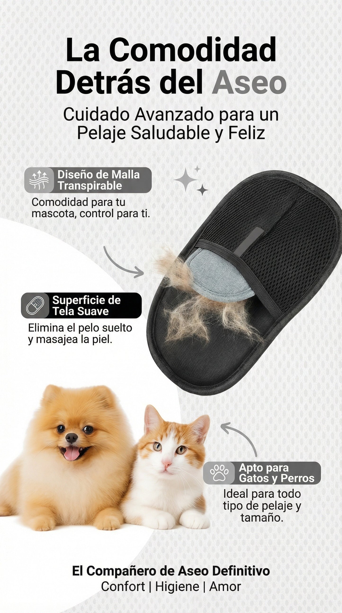 Guante Removedor de Pelo
