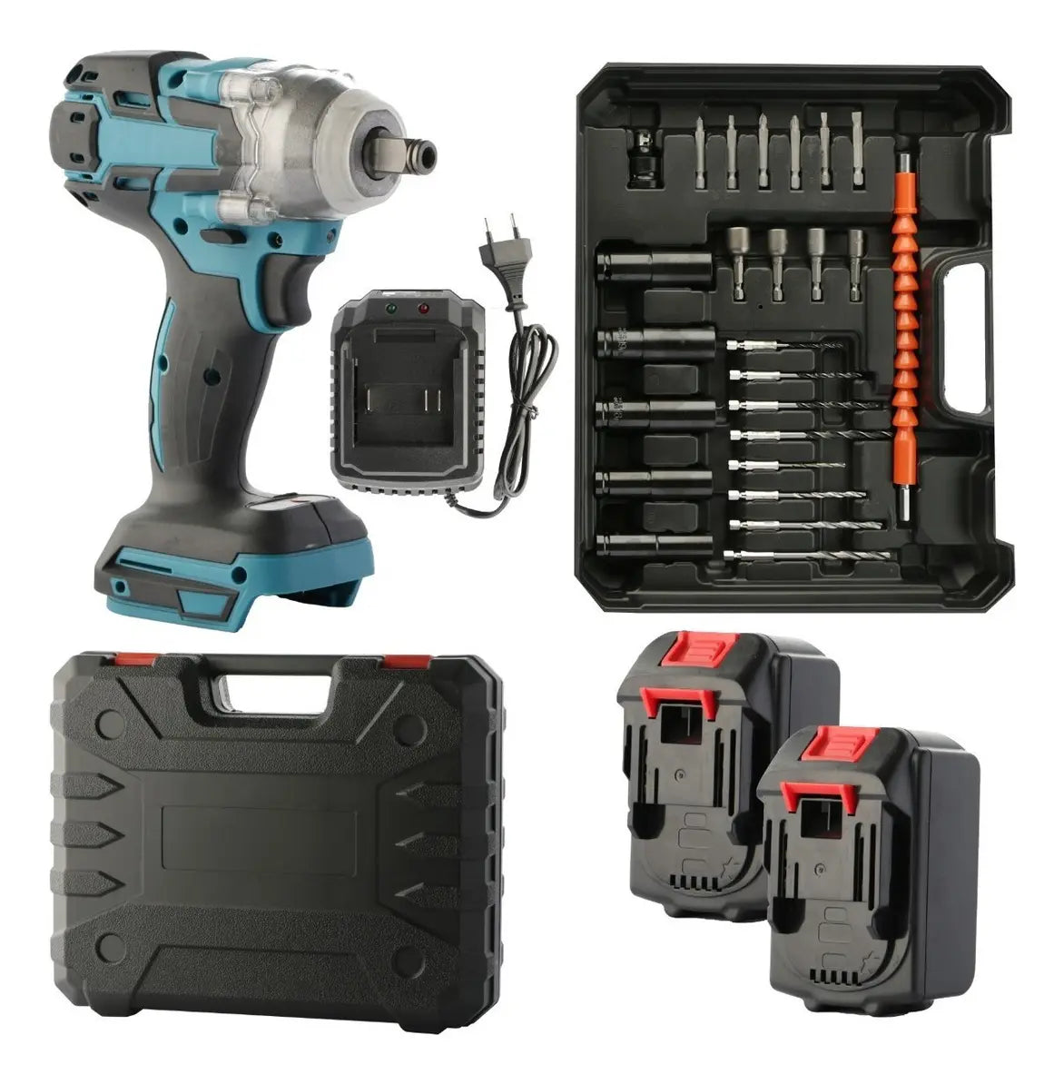 Llave Taladro Inalámbrico + Accesorios