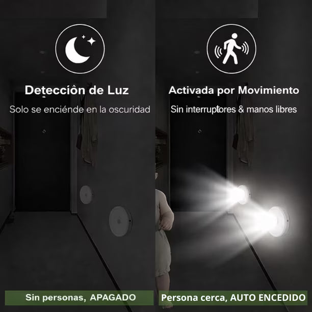 Luz Led Sensor De Movimiento Pack x 3