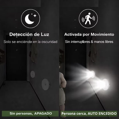 Luz Led Sensor De Movimiento Pack x 3