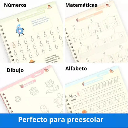 Set Cuaderno Mágico Caligrafía Montessori