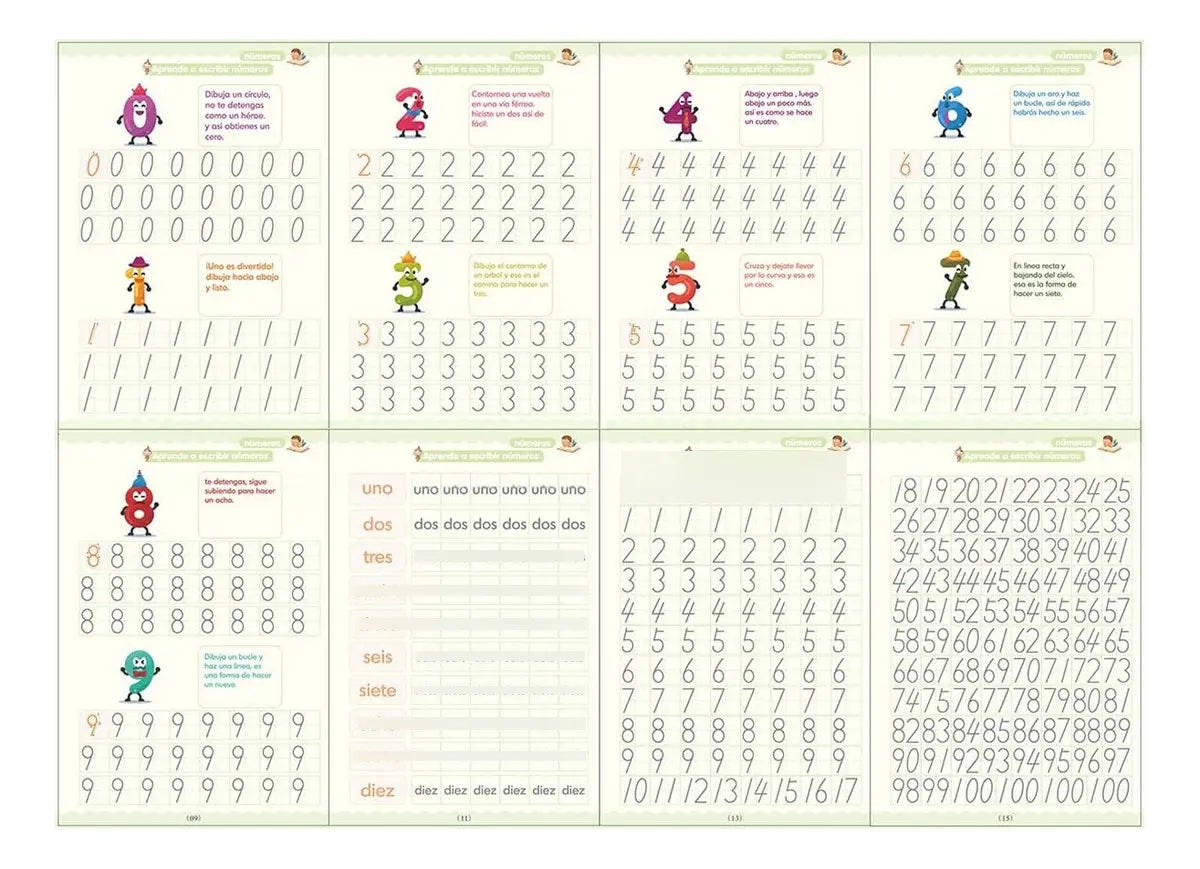 Set Cuaderno Mágico Caligrafía Montessori