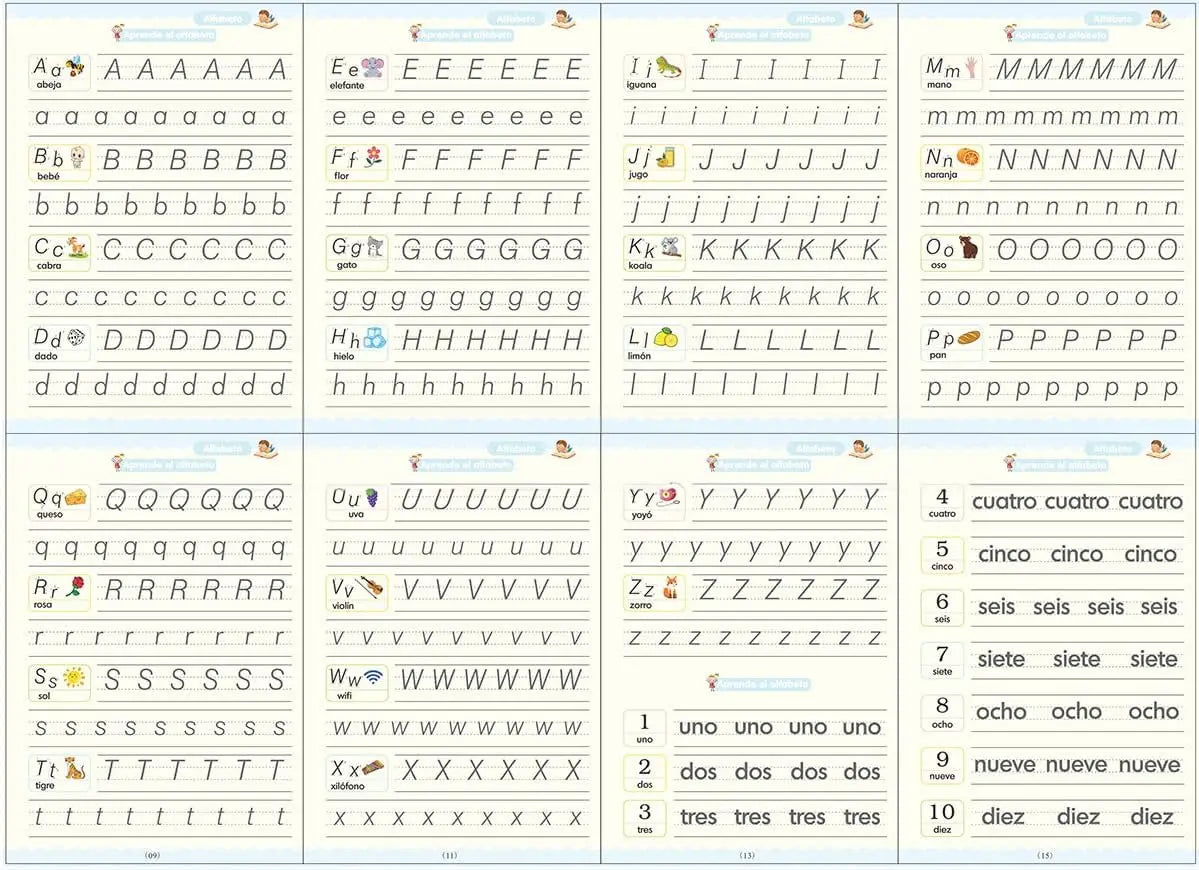 Set Cuaderno Mágico Caligrafía Montessori