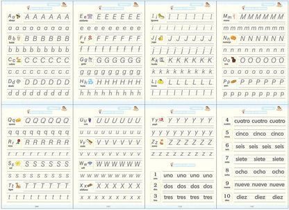 Set Cuaderno Mágico Caligrafía Montessori
