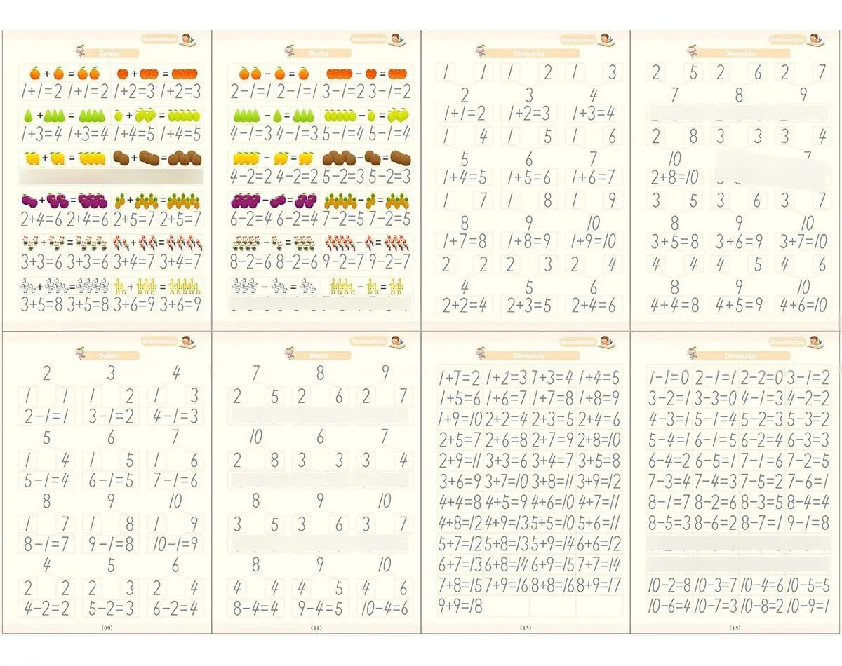 Set Cuaderno Mágico Caligrafía Montessori