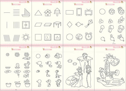 Set Cuaderno Mágico Caligrafía Montessori