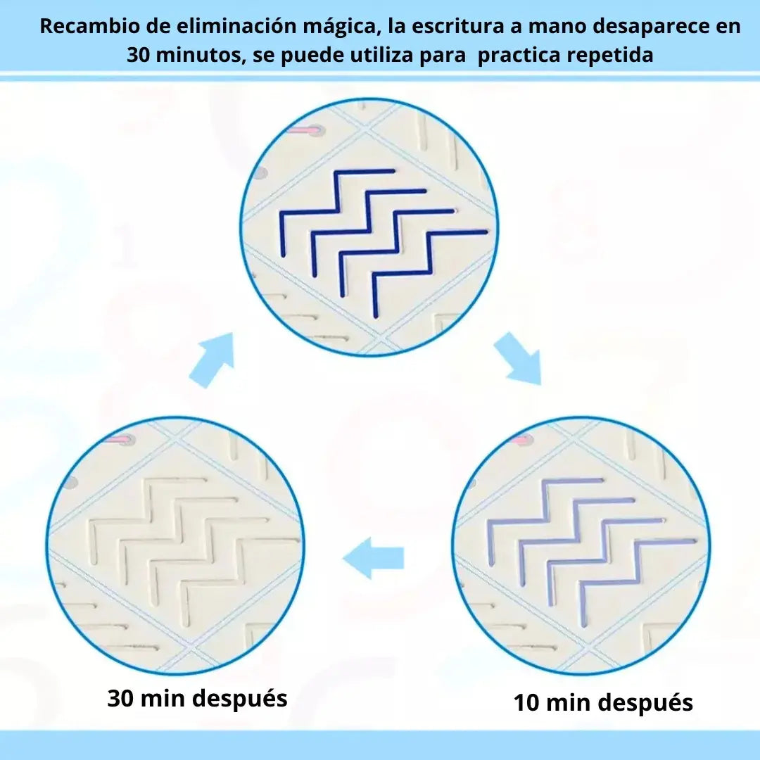 Set Cuaderno Mágico Caligrafía Montessori