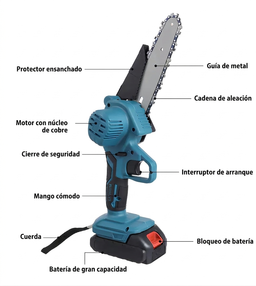 Mini Sierra 6" Eléctrica