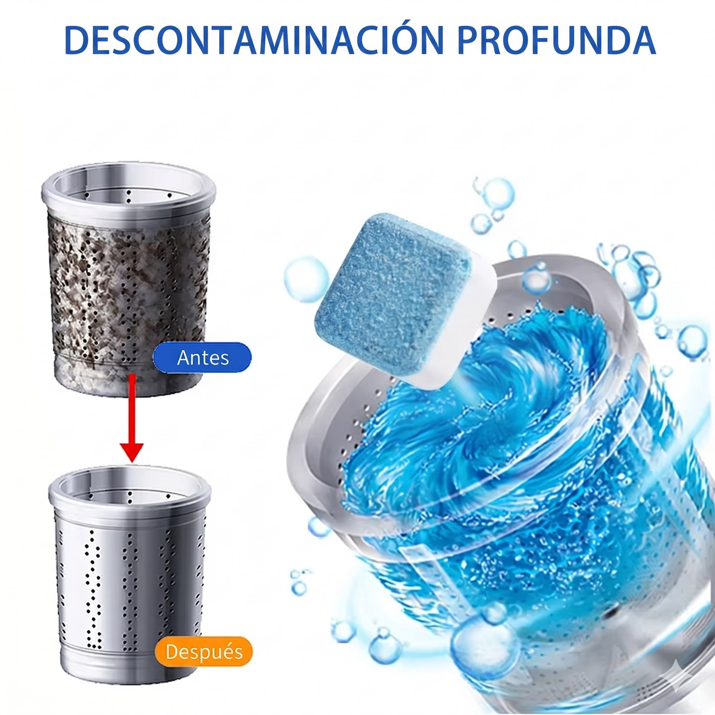 Pastillas Para Limpiar Lavadora X5