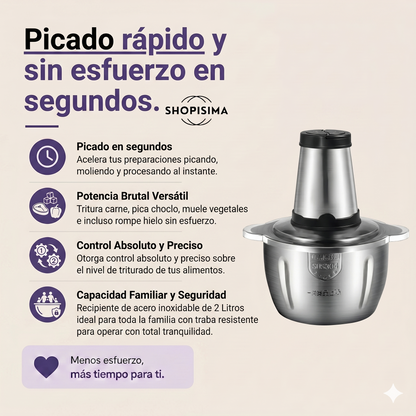 Picadora Procesadora 2 Litros