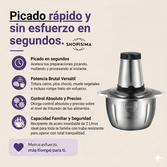 Picadora Procesadora 2 Litros