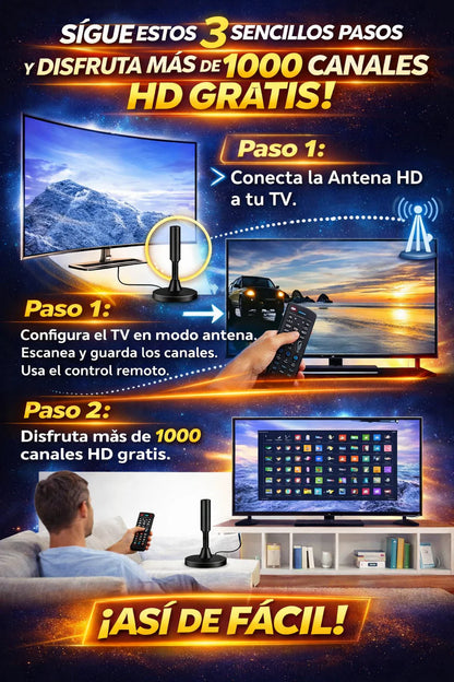 Antena Para Disfrutar de Tus Canales Favoritos