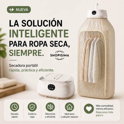 Secadora Portátil Plegable con Tecnología UV (Anti-Humedad)